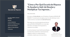 Desktop Screenshot of escueladeriqueza.org