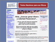 Tablet Screenshot of escueladeriqueza.com